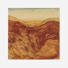 Fulvio Testa, Untitled, 1985, watercolor and ink on watercolor paper