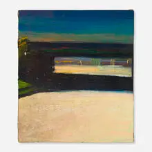 Richard Sheehan, First Bridge (After Vermont), 1987, oil on canvas