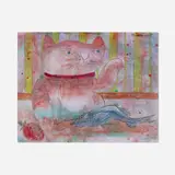 Tobias Musicant, Untitled, acrylic and ink on canvas