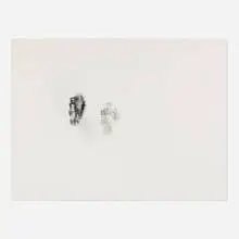 Alan Saret, Pat Pasba Cast-In, 1983, graphite on Arches