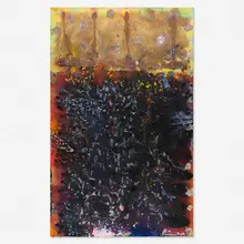 Stanley Boxer, Anytimethesanteeroam, 1989, oil and mixed media on canvas