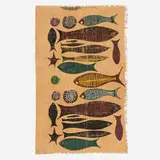 Modern, Tapestry, c. 1965, woven and printed raffia