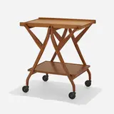 Kipp Stewart, Bar cart, c. 1960, teak