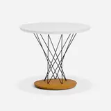Isamu Noguchi, Occasional table, model 87, laminate over plywood, enameled steel