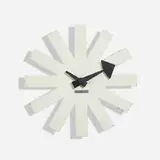 Asterisk wall clock, model 2213 by George Nelson & Associates, c. 1953, enameled steel and aluminum, sold Aug 2023