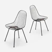 Charles and Ray Eames, DKX, enameled steel