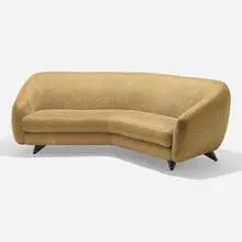 Vladimir Kagan, Wide Angle sofa, model 506, c. 1955, upholstery, beech