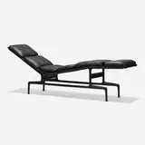 Charles and Ray Eames, Billy Wilder chaise, model ES106, 1968, enameled aluminum, leather, plastic