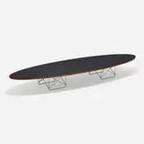 ETR by Charles and Ray Eames, laminate over plywood, chrome-plated steel, sold Aug 2023