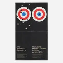 International Design Conference, Aspen poster by Paul Rand, 1982, offset lithograph in colors, sold Aug 2023