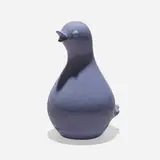 Eva Zeisel, Bird (talcum powder dispenser), c. 1950, glazed porcelain