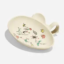 Eva Zeisel, Wee Modern children's plate, c.1953, glazed porcelain