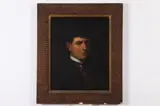 Portrait of Young Gentleman by American School, PORTRAIT OF YOUNG GENTLEMAN, oil on canvas, sold Feb 2018
