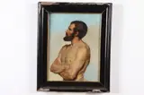 Johann Till the Younger, Portrait of Male Nude, Oil on board
