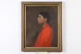 Arthur J. Hammond, Portrait of Johnny Poto, Oil on canvas