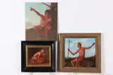 P. Richard Eichman, Portraits of Boys: Three Works, PORTRAITS OF BOYS: THREE WORKS, oil on board