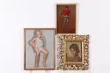 P. Richard Eichman, Untitled, PORTRAITS OF BOYS: THREE WORKS, oil on canvas and oil on board - Largest: 16 in. x 12 in