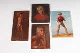 P. Richard Eichman, Portraits of Blonde Boy: Four Works, PORTRAITS OF BLONDE BOY: FOUR WORKS, oil on board.