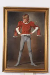 P. Richard Eichman, Boy in Jester Outfit, BOY IN JESTER OUTFIT, oil on canvas