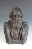 William Ordway Partridge, Bust of Edward Everett Hale, Bronze - Height: 10 in