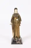 Continental School, Untitled, JUSTICE, gilt bronze with ivory - Height: 18 3/4 in