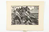 Robert von Neumann, Hauling the Net, Lithograph