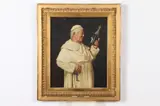 Arnaldo Tamburini, Monk with Bottle, Oil on canvas