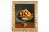 Reza Samimi, Fruit Bowl, Oil on canvas