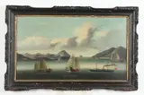 Chinese Export School, Bocca Tigris, NEAR PORT OF CANTON, oil on canvas