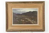 Joseph Yelverton Dawbarn, Landscape with Sheep, Oil on canvas