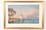 Gabriele Carelli, Amalfi, Watercolor
