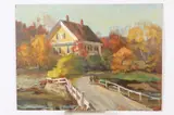 Arnold Whitman Knauth, Bridge Gloucester, Oil on board