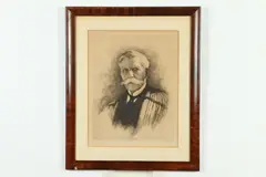 Franklin T. Moore, Oliver Wendell Holmes, Etching