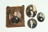 Portraits: Four Works by Continental School, PORTRAITS: FOUR WORKS, oil on ivorine, sold Mar 2018