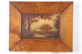 Louis Paul Dessar, Connecticut Landscape, Oil on board