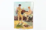 Henry Scott Tuke, Two Nude Boys by the Sea, Oil on panel