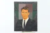 Orville Mills, Portrait of Attorney General Robert Kennedy, VA" Oil on board