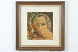 Robert A. Waitches, ANTICIPATION, signe and dated 2/19/74 lower left, Gouache