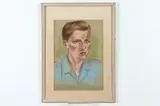 Portrait of Young Man by American School, Pastel, offered Mar 2018