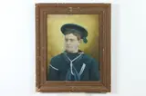 Portrait of Sailor by American School, Pastel appears to be unfixed with some dusting to the inside, sold Mar 2018