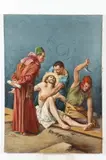 Christ Nailed to the Cross by Continental School, CHRIST NAILED TO THE CROSS, oil on canvas, sold Mar 2018