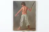 P. Richard Eichman, THREE FIGURES OF BOYS and STILL LIFE: FIVE WORKS, one oil on canvas, two oils on board and two drawings, THREE FIGURES OF BOYS and STILL LIFE: FIVE WORKS, one oil on canvas, two oils on board and two drawings