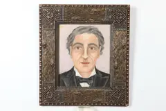 Paul H. Tilton, Portrait of Oscar Wilde, PORTRAIT OF OSCAR WILDE, pastel