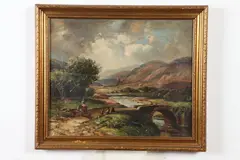 Landscape After Melrose by Zuleima B. Jackson After Melrose, Oil on canvas, sold Mar 2018