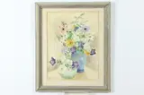 Marguerite Campell Munn, Floral Still Life, Watercolor.