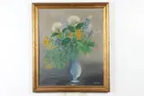 H.D. Rhein, Floral Still Life, Oil on canvas