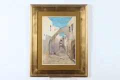 Frank Edward Johnson, Tripoli de Barbarie, Watercolor