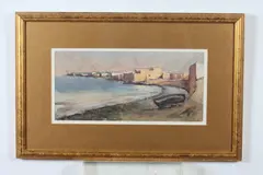 Frank Edward Johnson, Tripoli de Barbarie, Watercolor