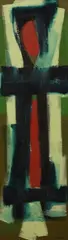Tom Yanosky, Ankh, Oil on canvas.