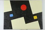 Tom Yanosky, Cosmic Group I, Oil on canvas.
